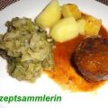 Rind/Schwein:   FRIKADELLEN mit Sauce