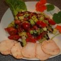 Gemischter Salat mit Balsamico und Hühnerbrust