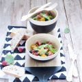 Früchte Salat mit Mangold & Hirse