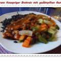 Gemüse: Knusperreis mit gedämpften Gemüse und[...]