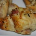 Fingerfood - deftige Knoten - Schinken Zopf