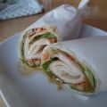 Werbung - Salat-Wrap mit Schinken und Käse und[...]