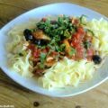 Tagliatelle mit Hähnchenragout