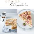 Rhabarberglück: Streuselkuchen mit Topfenfüllung