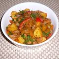 Pilzpfanne mit Currykartoffeln