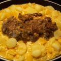 Hackbraten mit Tomaten-Chili-Käsefüllung in[...]
