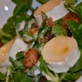 Feldsalat mit gebackenem Ziegenkäse, Salsicca[...]