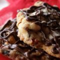 Schokoflorentiner mit Cranberries und Mischobst