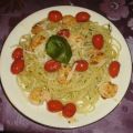Spaghetti in Basilikum-Knoblauchöl mit Garnelen[...]