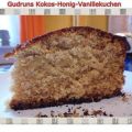 Kuchen: Kokos-Honig-Vanillekuchen