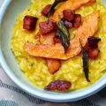 Kürbisrisotto mit Chorizo