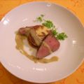 Pochiertes Rinderfilet mit Estragonsoße an[...]