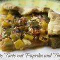 Pikante Tarte mit Paprika und Tomaten