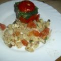 Ofen-Tomate und Aubergine mit Spinat und[...]