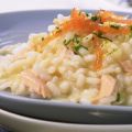 Frühlingsrisotto mit Lachs