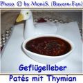 Geflügelleber - Patés mit Thymian