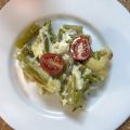 Was tun mit Stangensellerie? - ein Gratin machen
