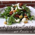 Antipasti-Salat mit Rucola & Pesto-Dressing