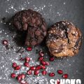 Fluffige Schokoladen & Erdnusscreme-Muffins