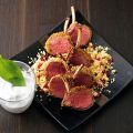 Lammkarree mit Granatapfel-Couscous