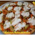 ~ Hauptgericht ~ Karotten-Kohlrabi-Pizza