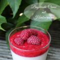 Bayerische Creme mit Himbeerpüree