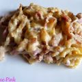 Spätzlegratin mit Schinken