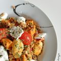 Gnocchi-Hack-Pfanne mit Süßkartoffeln