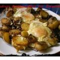 Kartoffeln: Bratkartoffeln mit Ziegenkäse