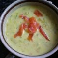 Suppe: Lauch-Lachssuppe