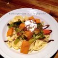 Kürbisgemüse mit Tagliatelle