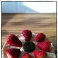 Oreo-Cheesecake mit Erdbeeren ohne Backen