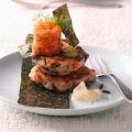 Wildreisblinis mit Lachs-Tatar