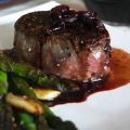 Steak braten mit Rotwein Schalotten Sauce