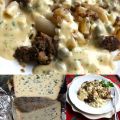 Käsesauce Fourme d'Ambert auf Lammhack und[...]