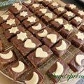 Schokostreifen mit Marzipan