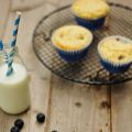 Blaubeer Polenta Muffins