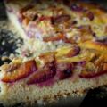 Walnuss-Zwetschgen-Kuchen mit Guss