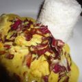 Curry-Honig-Hühnchen in Radicciosauce