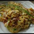 Rührei mit  Käse und Schinken