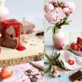 Eiskalter Erdbeer-Brownie mit selbstgemachter[...]