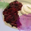 [VEGGIE] ROTE BEETE PUFFER MIT WASABIQUARK