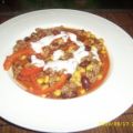 Chili con carne mit Joghurt - Garnitur