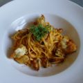 Linguine con cozze picante