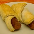 Tofu-Wiener im Schlafrock