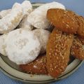 Griechische Weihnachtskekse - Kourabiedes
