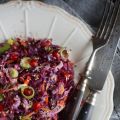Rotkohlsalat mit Honig-Sesam-Dressing...für[...]