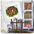 Salat : Feldsalat zum Knuspern...mit Hähnchen