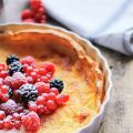 German Pancake mit Beerenfüllung