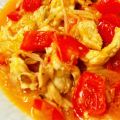 Hühnerbrustfilet taucht in Sojamilch
